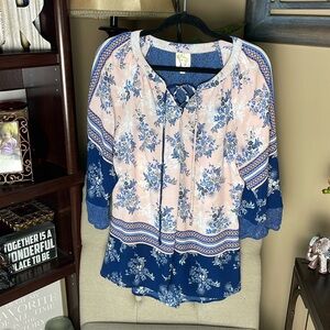 Fig and Flower blouse.